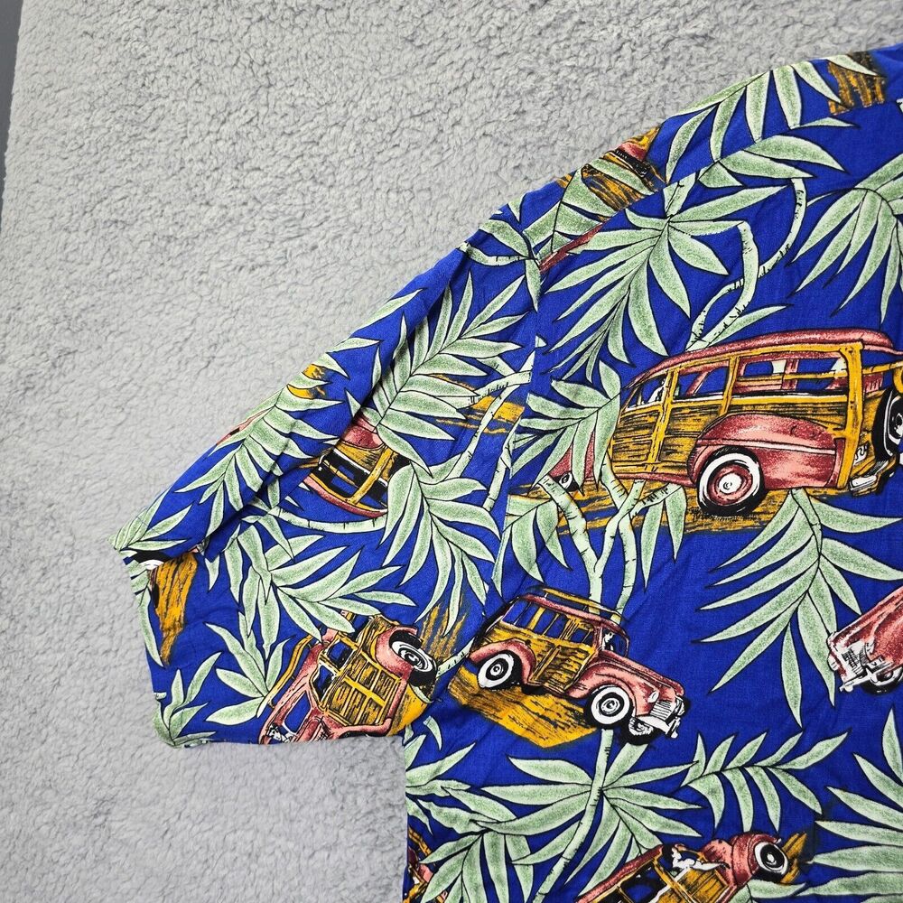Kahala Suns Hawaiian Shirt Men's Button Up Floral Short Sleeve Multicolor Size L - Picture 3 of 11